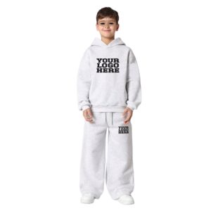 Nouvelle collection : Survêtements amples décontractés pour bébés et enfants, imprimés et brodés, 100 % coton molletonné, pour garçons et filles - Product Image 1