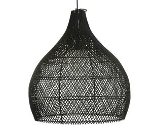 Lampe suspendue en rotin tressé, style rustique, pour salon, cuisine, bureau, couloir, bistrot - Product Image 4