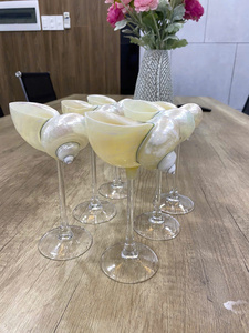 New Product 2026 Seashell Martini Glasses Shell Wine Glasses Wedding Bridesmaid Gift Birthday Gift Bachelorette Party Best Price - Product Image 2