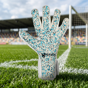 Gants de gardien de but de football en néoprène blanc, design personnalisé, très demandés, avec latex allemand de 4 mm, coupe négative, injection de caoutchouc latex allemand - Product Image 6