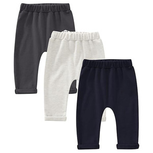 Custom Baby Cotton Sweatpants Footed Toddler Pants Elastic Waist Infant Joggers Unisex Fleece Winter <b>Trousers</b> OEM - Product Image 4