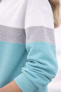 Sudadera Casual de Mujer con Cuello Alto, Manga Larga, Cierre de Cremallera de Cuarto, Forro y Fácil Lavado para Otoño-Invierno - Product Image 6