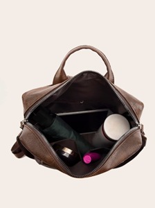 Prix raisonnable, sacs au design tendance, sac à dos pour ordinateur portable en cuir pour femmes, sac à dos en cuir imperméable de haute qualité, sacs personnalisés. - Product Image 2