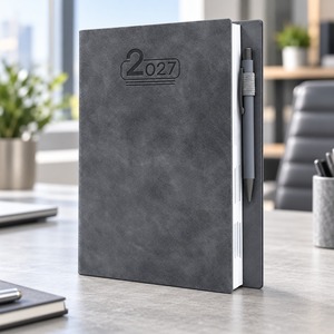 Agenda Nescafé 2027 Diary One con Tapa de PU Color Bronceado, Regalo Corporativo, Diario de Oficina, Organizador Diario, Cuaderno Ejecutivo para Hombres y Mujeres - Product Image 2