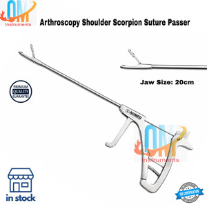 Pasador de Suturas Scorpion Profesional para Artroscopia de Hombro – Acero Inoxidable de Grado Médico – Instrumento Quirúrgico Reutilizable |   OLDMED - Product Image 1