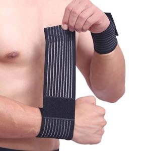 Attelle de poignet réglable en polyester pour la gym avec boucles pour le pouce, accessoire d'entraînement, bandes de compression et de soutien - Product Image 4