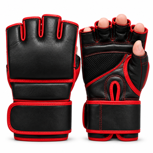 Gants de MMA professionnels légers et durables à doigts ouverts pour l'entraînement au grappling, équipement de sport personnalisé avec logo OEM - Product Image 6