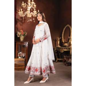 ชุดสูท anarkali ดีไซเนอร์พร้อมด้วยชุดภูมิภาค dupatta ที่สง่างามศิลปะ - Product Image 3