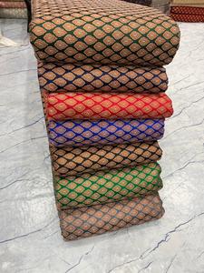 High Quality Eco-Friendly Woven Brocade Jacquard Silk Fabric Stain Repellent for Wedding Dress Cushion Cover Sofa Decor - Product Image 5