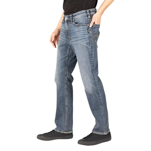 Jean vintage coupe droite grande taille pour homme – Pantalon en denim élégant et décontracté – Mode quotidienne – Vente en gros et approvisionnement en vrac - Product Image 6