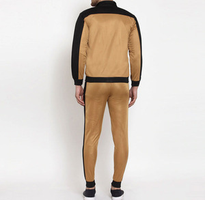 Conjunto Deportivo Premium Personalizado para Hombre con Chaqueta y Pantalones Deportivos en Color de Contraste, Ropa Deportiva Casual - Product Image 3