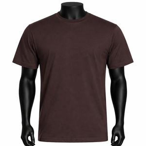 T-shirt homme 100% coton de haute qualité, coupe décontractée, design personnalisé, style sport, uni, 200 grammes, tricoté, teinture unie. - Product Image 1