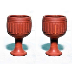 แก้วไวน์ดินเผาแบบคลาสสิก ใช้แล้วทิ้ง เป็นมิตรกับสิ่งแวดล้อม - Product Image 2