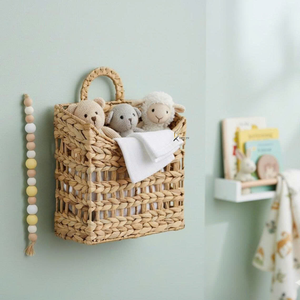 Décoration murale artisanale bohème en rotin, tête de girafe, en osier naturel, pour chambre d'enfant, crèche, décoration de la maison, mariage, anniversaire, OEM - Product Image 3