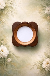 Decorative Wood Flower Photo <b>Frame</b> Desktop Personality <b>Picture</b> <b>Frame</b> <b>for</b> Home Corners Small High Quality Fashionable Lightweight - Product Image 3