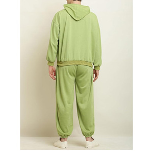 High Demand Hooded Casual Solid Pullover Tracksuit Durable Stitching Fleece Lining Customizable Design High Quality Suppliers - Product Image 6