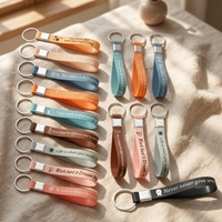 Porte-clés en silicone promotionnel en gros, personnalisé avec citation inspirante, en caoutchouc souple, pour cadeaux en vrac