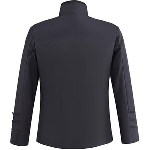 Veste de style gothique steampunk pour homme, blazer croisé, manteau vintage zippé, vente en gros - Product Image 4