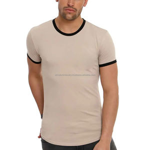 T-shirt en pur coton unisexe, col rond, haut décontracté, manches courtes imprimées, tube droit unisexe - Product Image 3