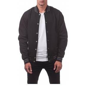 เสื้อแจ็คเก็ตเบสบอลแบบสั่งทำพิเศษสำหรับผู้ชาย รุ่น Voristy - Product Image 1