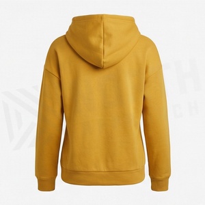 100 Cotton Quickdry Women Hoodie Pullover Style <b>Drop</b> Shoulder Oversized Design Breathable Collar Customized Logo Tops - Product Image 2