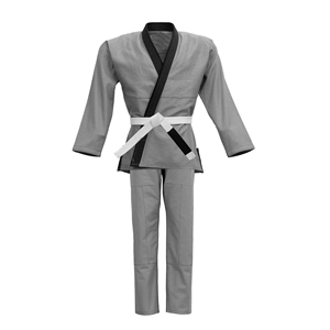 Kimono de BJJ 100% Coton Respirant Coupe Classique Unisexe Adulte Teint Uni Uniforme d'Arts Martiaux de Jiu-Jitsu Brésilien - Product Image 4