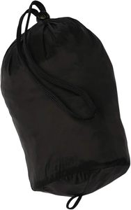 Black <b>Quilted</b> Hooded <b>Jacket</b> Full Sleeve Zipper Closure Winter Warm Puffer Coat Women's Regular Length Solid Color - Product Image 3