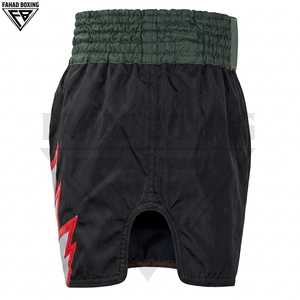 Pantalones Cortos de Muay Thai Personalizados 2026 para Adultos, Profesionales, para Entrenamiento de MMA y Boxeo, con Diseño de Rayo, OEM/ODM Disponible - Product Image 4