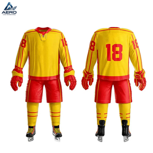 Uniforme de Hockey sobre Hielo Personalizado de Alta Calidad, Sublimado, al por Mayor, para Equipos, de Manga Larga, Transpirable - Product Image 6