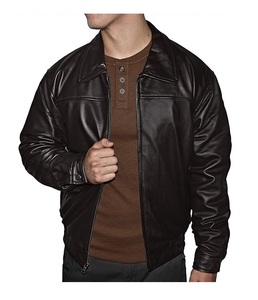 Vestes en cuir élégantes sur mesure pour hommes à manches longues, proposées à des prix abordables pour toutes les occasions - Product Image 1