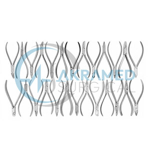 Ensemble de 55 instruments chirurgicaux dentaires orthodontiques certifiés CE, pinces, coupe-fil, ciseaux, kit d'outils manuels - Product Image 3