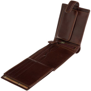 Portefeuille homme en cuir de haute qualité, fin, à double pli, porte-cartes, fournisseur en gros, personnalisation de la marque, portefeuilles OEM, exportation au Pakistan - Product Image 3