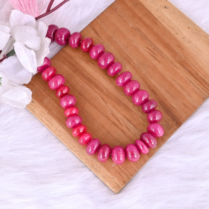 Perles d'agate naturelles teintées, 56,3 grammes, tailles mixtes, rondes, lisses, en forme de briolette, pour la fabrication de bijoux |   Fil de fer à une brin - Product Image 4