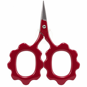 Tijeras de Bordado Mini con Forma de Flor, de Acero Inoxidable, para Diestros, con 30 Dientes, para Manualidades - Product Image 3