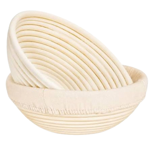 BEST SELLER Sustainable Rattan Flexible Bread Bowl Full <b>Set</b> Mold Cake <b>Baking</b> Tool Dishwasher & Oven Safe 40x25cm - Product Image 6