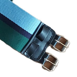 Cinturón de Alta Resistencia Azul Cielo y Verde, 64mm 75mm, Material de Nylon, Algodón y Poliéster, Logotipo Personalizado, Color Personalizado, OEM - Product Image 2