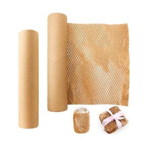 Rollo de Papel de Embalaje de Nido de Abeja Kraft Reciclable de Calidad de Exportación para Mudanzas, Envíos y Embalaje de Comercio Electrónico Disponible para la Venta - Product Image 4