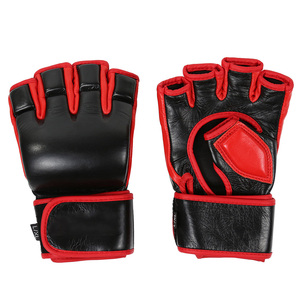 Gants d'entraînement MMA personnalisés en gros, en cuir PU, demi-doigts, pour la gym et l'entraînement en arts martiaux - Product Image 1