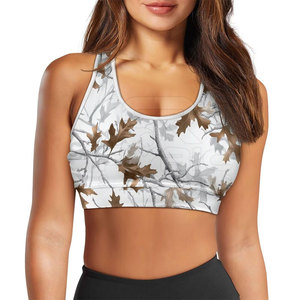 Soutien-gorge de sport personnalisé imprimé par sublimation pour le yoga et le fitness, entièrement soutien-gorge, 7 % élasthanne et 93 % polyester, pour femmes - Product Image 6