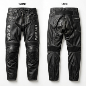 Pantalones de Motocicleta de Cuero Genuino de Una Pieza para Hombre y Mujer, Medidas Personalizadas, Equipo de Carreras - Product Image 5