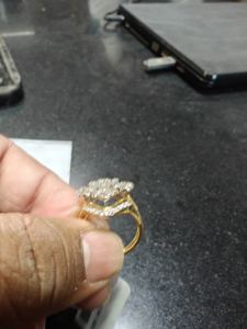 Vente chaude femmes forme ronde laboratoire cultivé bague en diamant pour cadeau fête anniversaire ou mariage prix de gros disponible - Product Image 3