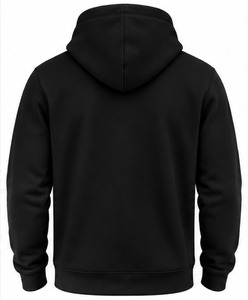 Sudadera con Capucha de Forro Polar para Hombre, Color Negro, con Logotipo Frontal, Corte Regular, Estilo Casual, para Otoño, Marca Index Apparel - Product Image 3