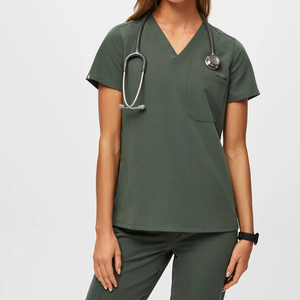 New Arrival Custom Logo Nursing <b>Scrub</b> <b>Set</b> Hospital Uniform Custom You Own Design Unisex Medical <b>Scrubs</b> <b>Set</b> Stretch Slim Fitness - Product Image 6