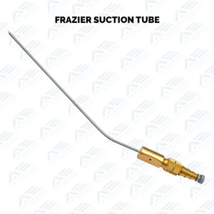Retrait efficace des fluides tube d'aspiration frazier instrument médical Tube d'aspiration Frazier en acier inoxydable Instrument médical coudé - Product Image 3
