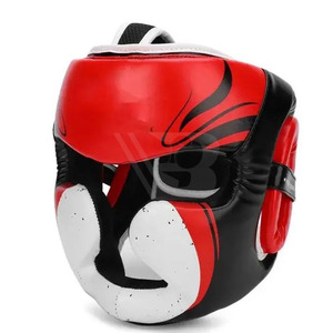 Protège-tête de boxe professionnel unisexe en cuir et PU durable avec couleur et taille personnalisables pour la boxe et le kick-boxing - Product Image 4