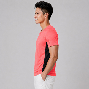 T-shirts sans manches à col en V pour hommes, style streetwear, 100% coton, légers, vêtements pour hommes - Product Image 2