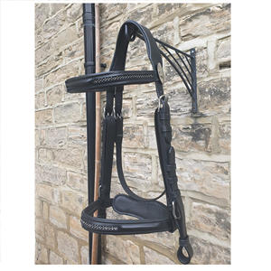 100% cuir islandais Design cheval bride pour chasseur rembourré en forme de U équipement d'équitation doux et léger avec confort - Product Image 2