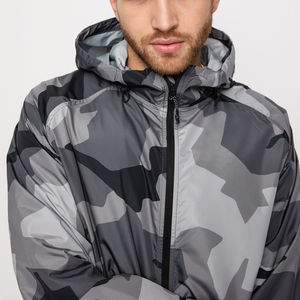 Chaqueta Cortavientos Personalizada para Hombre, Nueva Llegada, Transpirable, Impermeable, de Cuero, Estilo Casual, Cortavientos para Lluvia - Product Image 4