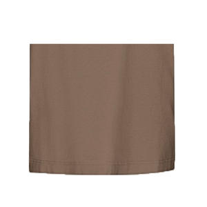 T-shirt long à col rond brodé pour femmes, taille plus, manches courtes, 100% coton biologique, toile respirante, écologique, décontracté - Product Image 2