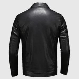 Chaqueta de cuero de diseño nuevo y moderno para hombre, chaqueta de cuero elegante para hombre con diseño moderno, tela de larga duración, calidad original. - Product Image 2